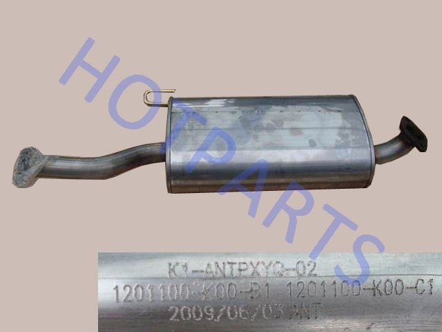 картинка ГЛУШИТЕЛЬ HOVER H3, Н5 ЕВРО-3  1201100-K00-C1