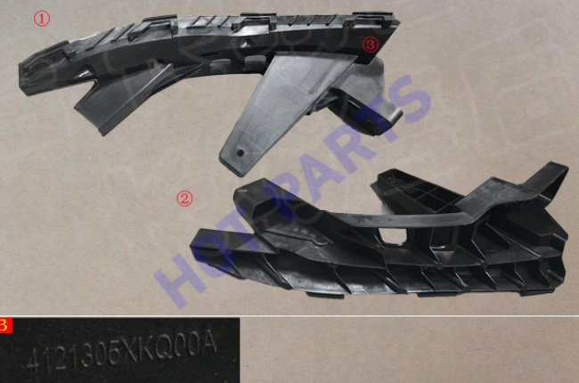 картинка КРОНШТЕЙН КРЕПЛЕНИЯ ФАРЫ ЛЕВЫЙ HAVAL F7  4121305XKQ00A