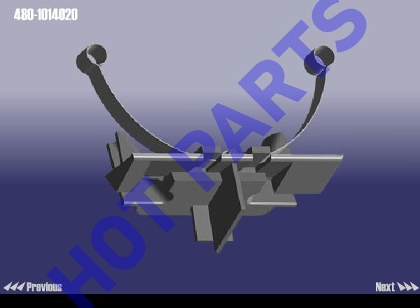 картинка BAFFLE ASSY - OIL (CRANKCASE VENTILATION)  480-1014020