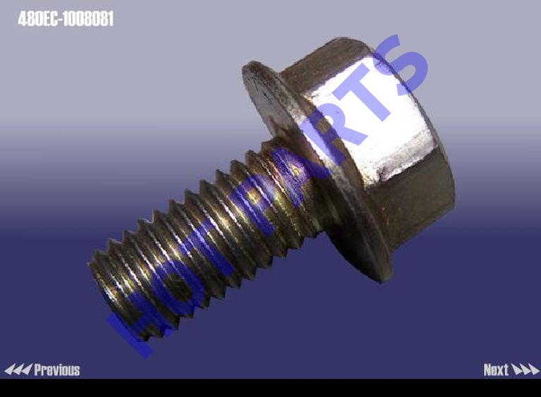 картинка БОЛТ EASTAR, FORA, INDIS, KIMO, M11, QQ6  480EC-1008081