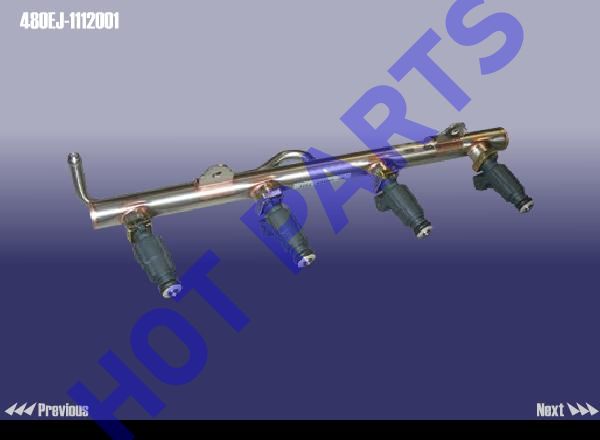 картинка FUEL RAIL WITH INJECTOR ASSY  480EJ-1112001