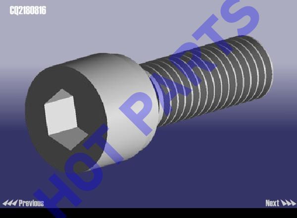 BOLT - INNER HEXGON HEAD