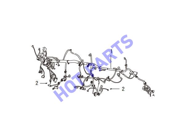 INSTRUMENT PANEL AND CONSOLE WIRING HARNESS