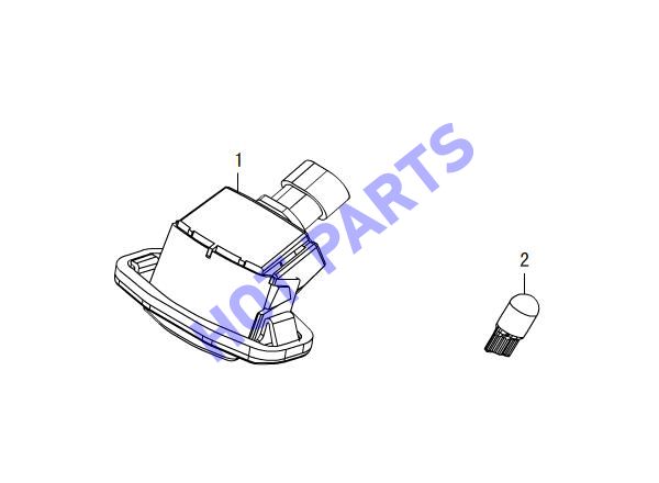 LICENSE PLATE LAMP