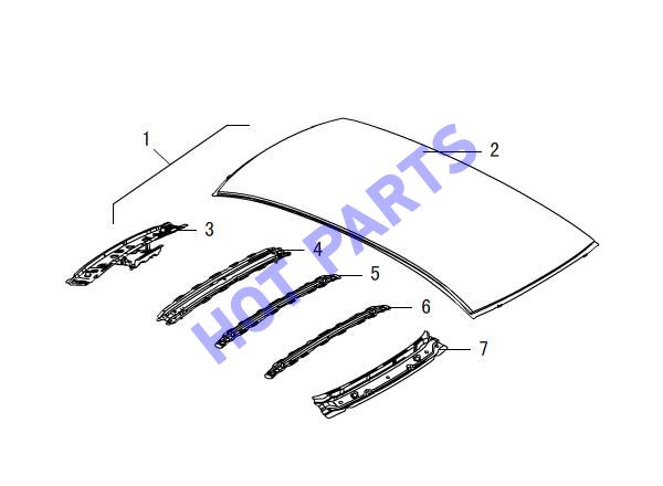 TOP CAP FRAME & COVER PLATE