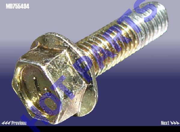 картинка BOLT - VALVE INR  MD755494