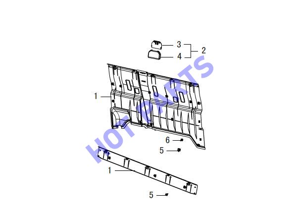 REAR WALL TRIM