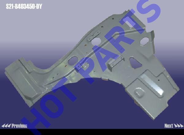 PANEL - FR WHEEL COVER LH