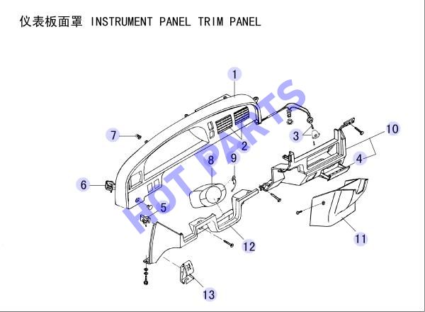 INSTRUMENT PANEL TRIM PANEL