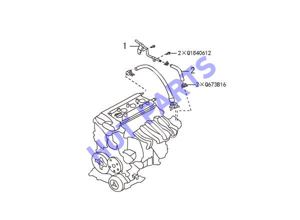 VACUUM BOOSTER PIPE ASSY